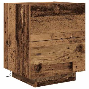 vidaXL Nočn&iacute; skř&iacute;ňka Star&eacute; dřevo 45 x 40 x 55 cm Kompozitn&iacute; dřevo