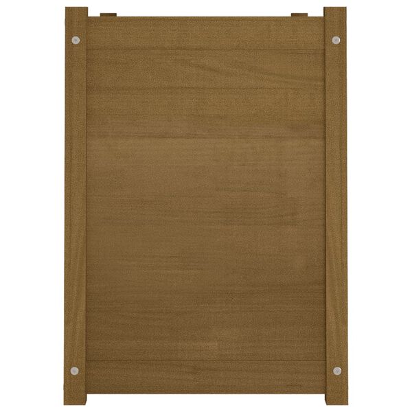 vidaXL Zahradní truhlík medově hnědý 100 x 50 x 70 cm masivní borovice