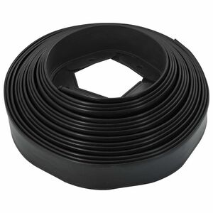 vidaXL Obrubn&iacute;ky tr&aacute;vn&iacute;ku Čern&yacute; 3000 x 4 x 5 cm Plast