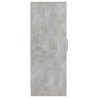 vidaXL Botník betonově šedý 32 x 35 x 92 cm dřevotříska