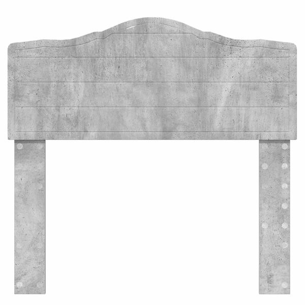 vidaXL Čelo postele Betonově &scaron;ed&aacute; 75 cm Kompozitn&iacute; dřevo