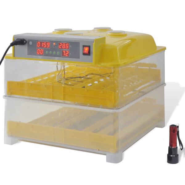 Automatický inkubátor pro 96 slepičích vajec