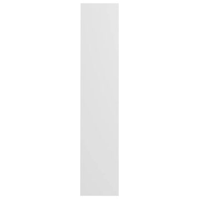 vidaXL Nástěnný botník bílý 80 x 18 x 90 cm dřevotříska