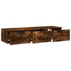 vidaXL Nástěnná skříňka kouřový dub 102 x 30 x 20 cm kompozitní dřevo