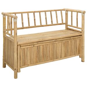 vidaXL Zahradn&iacute; &uacute;ložn&aacute; lavice 110 x 47 x 80 cm Bambus Př&iacute;rodn&iacute;