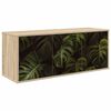 vidaXL N&aacute;stěnn&aacute; TV skř&iacute;ň ELBURG 102 x 33 x 40 cm Dub sonoma