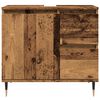 vidaXL Koupelnov&aacute; skř&iacute;ňka old wood 65 x 33 x 60 cm kompozitn&iacute; dřevo