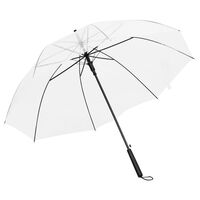 vidaXL Deštník průhledný 100 cm