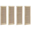 vidaXL Skř&iacute;ňov&eacute; dveře se dveřmi 4 ks Př&iacute;rodn&iacute; 110 x 2,1 x 39,5 cm