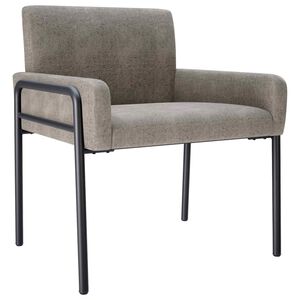 vidaXL Designov&eacute; křeslo Světle &scaron;ed&aacute; Uměl&aacute; semi&scaron;ov&aacute; kůže