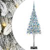 vidaXL V&aacute;nočn&iacute; stromeček s 300 LED diodami B&iacute;l&aacute; 180 cm PE a Ocel