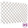 vidaXL Vrbov&eacute; trel&aacute;žov&eacute; ploty 5 ks 180 x 120 cm