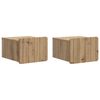 vidaXL N&aacute;stěnn&yacute; nočn&iacute; stolek 2 pcs Dub artisan 33 x 34,5 x 24 cm