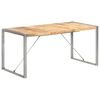 vidaXL J&iacute;deln&iacute; stůl 160 x 80 x 75 cm masivn&iacute; hrub&eacute; mangovn&iacute;kov&eacute; dřevo