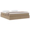 vidaXL Postel s &uacute;ložn&yacute;m prostorem a matrac&iacute; Cappuccino 180 x 200 cm