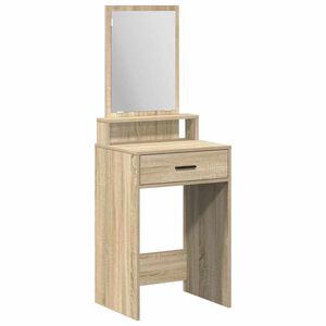 vidaXL Kosmetick&yacute; stůl Sonoma dub 50 x 41 x 140 cm Kompozitn&iacute; dřevo