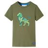 Dětsk&eacute; tričko khaki 128