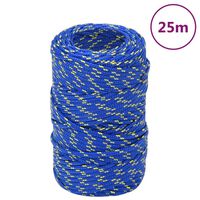 vidaXL Lodní lano modré 2 mm 25 m polypropylen