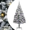 vidaXL Uměl&yacute; v&aacute;nočn&iacute; stromeček B&iacute;l&aacute; 240 cm PVC, ocel a plast