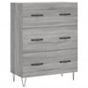 vidaXL Skř&iacute;ň highboard &scaron;ed&aacute; sonoma 69,5 x 34 x 180 cm kompozitn&iacute; dřevo