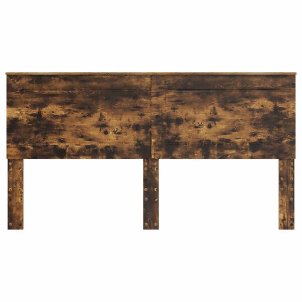 vidaXL Čelo postele Kouřov&yacute; dub 200 cm kompozitn&iacute; dřevo