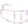 vidaXL Box spring postel s matrac&iacute; tmavě zelen&aacute; 100x200 cm samet
