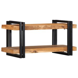 vidaXL N&aacute;stěnn&aacute; police 70x33x35 cm masivn&iacute; ak&aacute;ciov&eacute; dřevo