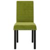 vidaXL J&iacute;deln&iacute; židle 2 ks světle zelen&eacute; samet