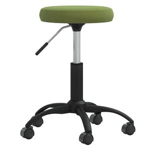vidaXL J&iacute;deln&iacute; židle světle zelen&aacute; samet