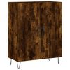 vidaXL Skř&iacute;ň highboard kouřov&yacute; dub 69,5 x 34 x 180 cm kompozitn&iacute; dřevo
