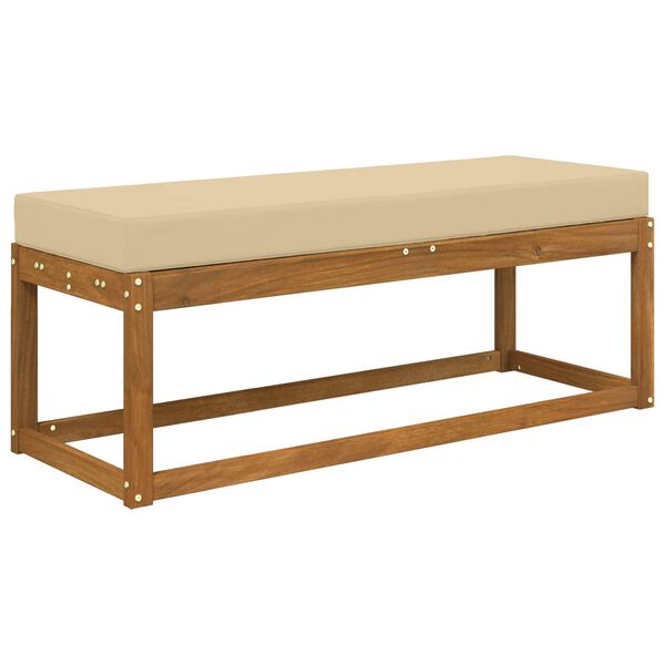 vidaXL Venkovn&iacute; sedac&iacute; pol&scaron;t&aacute;ř B&eacute;žov&aacute; 115 x 40 x 8 cm 100% polyester