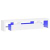 vidaXL TV skř&iacute;ňka s LED osvětlen&iacute;m b&iacute;l&aacute; 200x36,5x40 cm