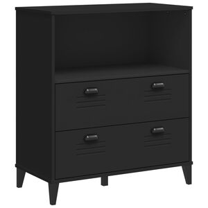 vidaXL Knihovna VIKEN čern&aacute; 80 x 40 x 90 cm kompozitn&iacute; dřevo