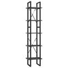 vidaXL Knihovna s 5 policemi &scaron;ed&aacute; 40 x 30 x 175 cm borov&eacute; dřevo