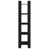 vidaXL Knihovna / dělic&iacute; stěna čern&aacute; 41 x 35 x 160 cm masivn&iacute; borovice