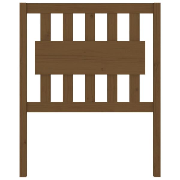 vidaXL Čelo postele medově hnědé 80,5 x 4 x 100 cm masivní borovice