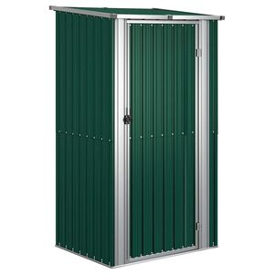 vidaXL Zahradn&iacute; domek zelen&yacute; 118,5 x 97 x 209,5 cm pozinkovan&aacute; ocel