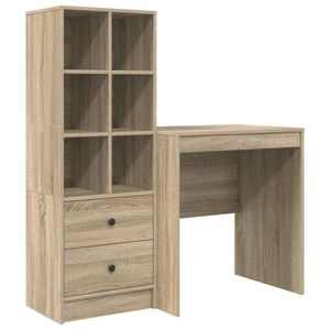 vidaXL Stůl Sonoma dub 115,5 x 50 x 127 cm 2 ks