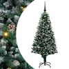 vidaXL Uměl&yacute; v&aacute;nočn&iacute; stromeček Zelen&aacute; 150 cm PVC, ocel a plast