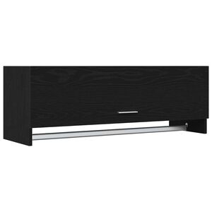 vidaXL &Scaron;atn&iacute; skř&iacute;ň Čern&yacute; dub 100 x 32,5 x 35 cm Kompozitn&iacute; dřevo