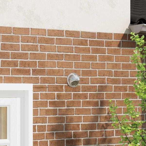 vidaXL Kryty vzduchov&yacute;ch ventil&aacute;torů 2 pcs Stř&iacute;brn&aacute; 100 mm