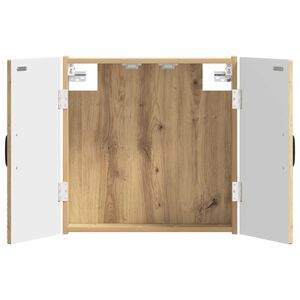 vidaXL Skř&iacute;ň na terče HAARLEM Dub artisan 52,5 x 10,5 x 53,5 cm