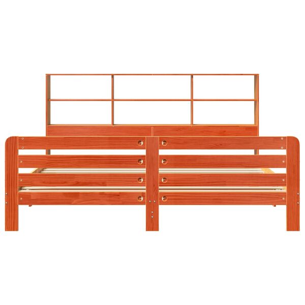 vidaXL Postel bez matrace voskově hněd&aacute; 180 x 200 cm masivn&iacute; borovice