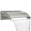 vidaXL Vodop&aacute;d do baz&eacute;nu s LED Nerezov&aacute; ocel 304 30 x 9 x 26 cm