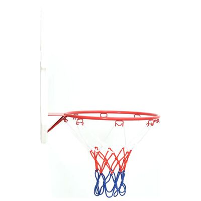 vidaXL 5dílná sada nástěnného basketbalového koše s deskou 66x44,5 cm