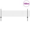 vidaXL Plot s sloupkem &Scaron;ed&aacute; 0,5 x 100 m Ocel a PVC