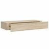 vidaXL N&aacute;stěnn&aacute; police se z&aacute;suvkou dub 60 x 23,5 x 10 cm MDF