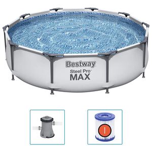 Bestway Baz&eacute;n Steel Pro MAX s př&iacute;slu&scaron;enstv&iacute;m 305 x 76 cm