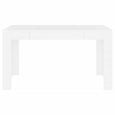 vidaXL Jídelní stůl bílý 140 x 74,5 x 76 cm kompozitní dřevo
