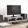 vidaXL Stojan na monitor šedý sonoma 50 x 27 x 10 cm kompozitní dřevo